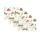 Catherine Lansfield Christmas Town Placemat 4 Pack - Christmas Town Placemats