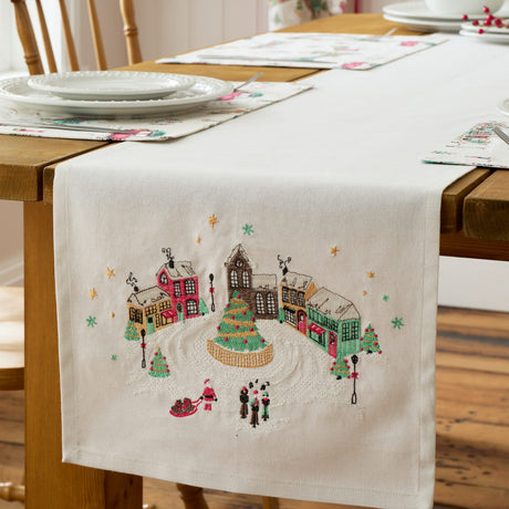 Catherine Lansfield Christmas Town Duvet Cover Set - Christmas Town Runner