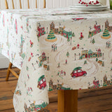 Catherine Lansfield Christmas Town Tablecloth - Christmas Town Table Cloth