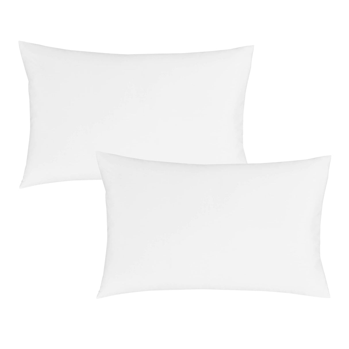 Bianca Fine Linens 180 Thread Count Egyptian Cotton Pillowcases - Egyptian Cotton Standard Pillowcase Pair White