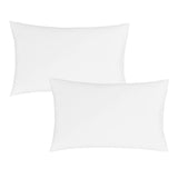 Bianca Fine Linens 180 Thread Count Egyptian Cotton Pillowcases - Egyptian Cotton Standard Pillowcase Pair White
