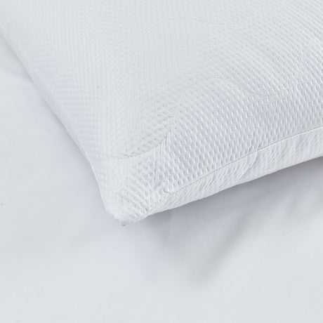 Catherine Lansfield Luxury Quilted Comfort Embossed Pillow - White - Luxury Quilted Comfort Embossed Pillow