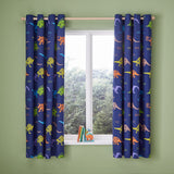 Catherine Lansfield Prehistoric Dinosaurs Kids Eyelet Curtains Polycotton - Prehistoric Dinosaur Curtains
