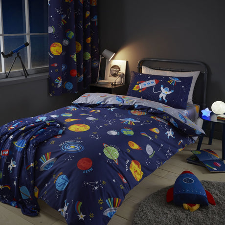 Catherine Lansfield Lost In Space Duvet Cover Set