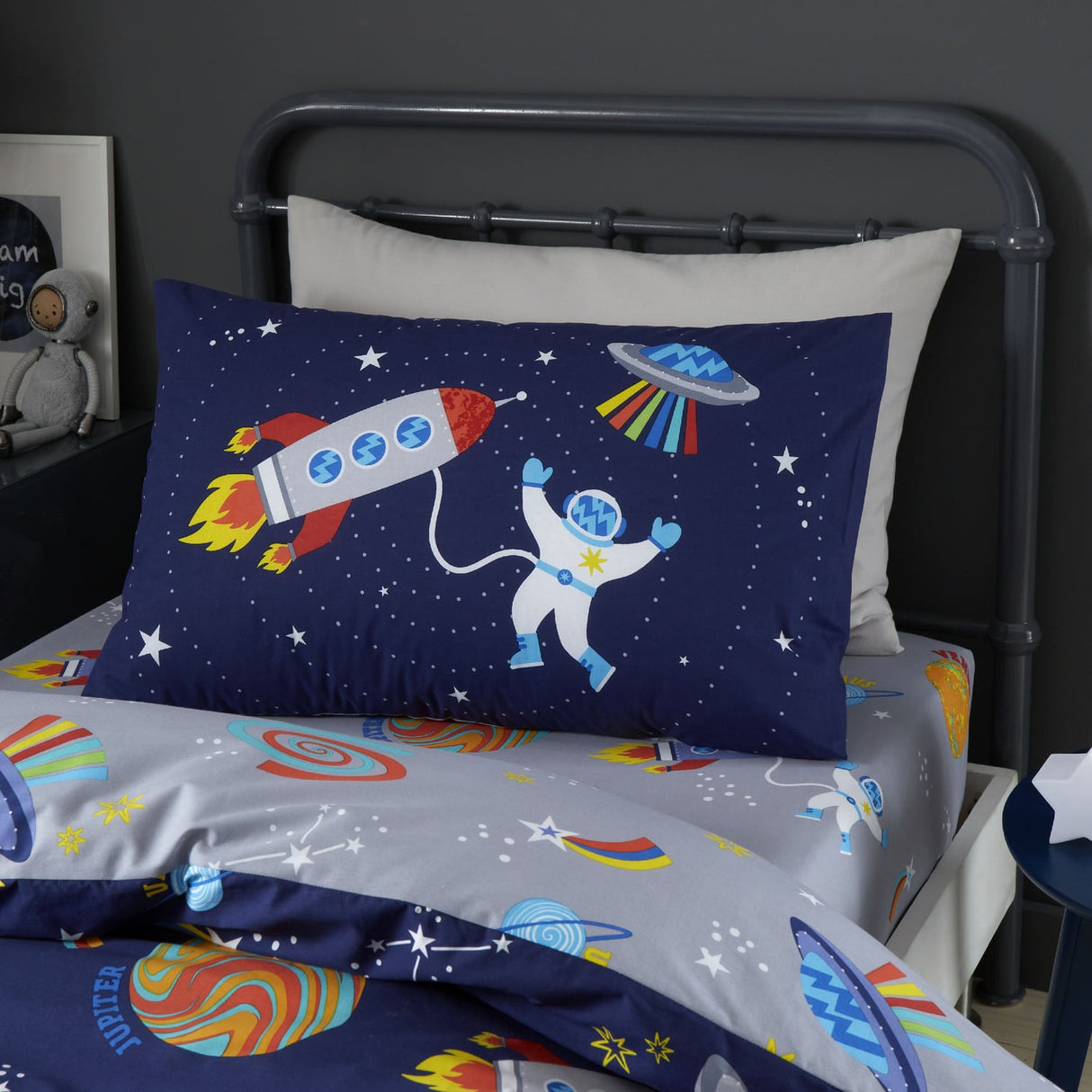 Catherine Lansfield Lost In Space Duvet Cover Set - Lost In Space Duvet Set