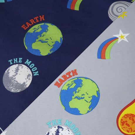Catherine Lansfield Lost In Space Duvet Cover Set - Lost In Space Duvet Set