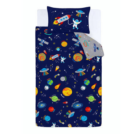 Catherine Lansfield Lost In Space Duvet Cover Set - Lost In Space Duvet Set