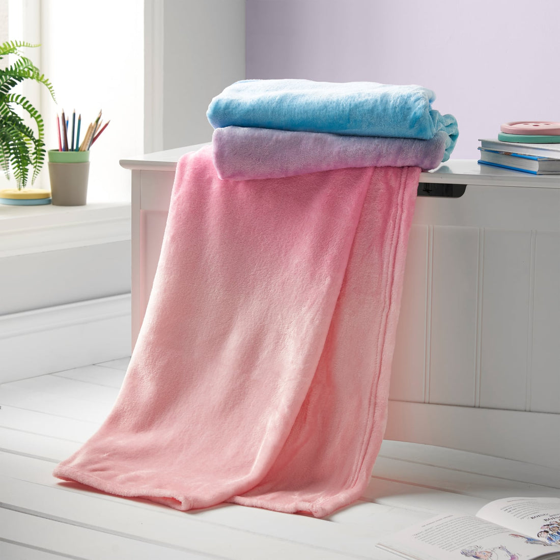 Catherine Lansfield Mermaid Cosy Kids Throw Blanket