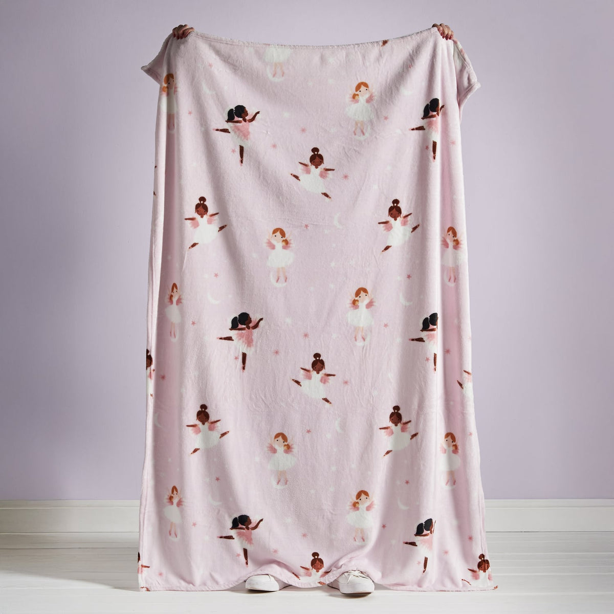 Catherine Lansfield Dancing Fairies Cosy Kids Throw - Dancing Fairies Throw