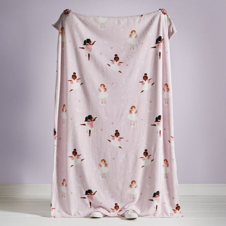 Catherine Lansfield Dancing Fairies Cosy Kids Throw - Dancing Fairies Throw