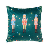 Catherine Lansfield Christmas Nutcracker Light Up Filled Cushion - Christmas Nutcracker Cushion