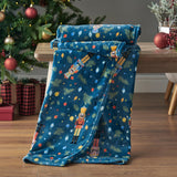 Catherine Lansfield Christmas Nutcracker Throw