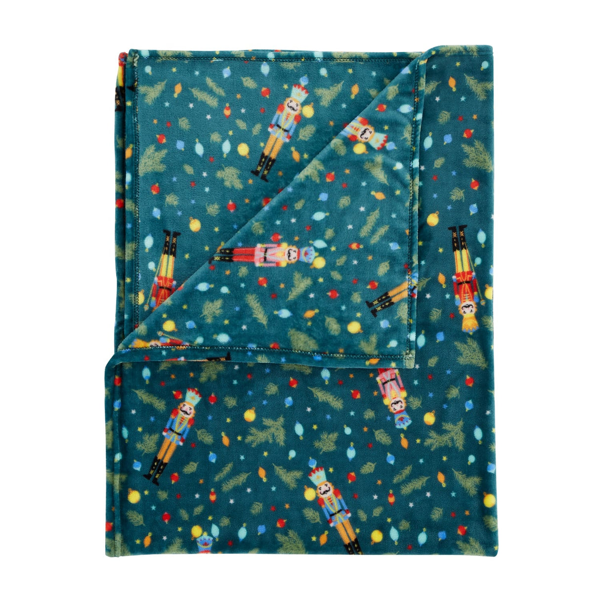 Catherine Lansfield Christmas Nutcracker Throw - Christmas Nutcracker Throw