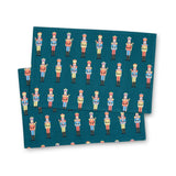 Catherine Lansfield Christmas Nutcracker Duvet Cover Set - Nutcracker Place Mat Pair