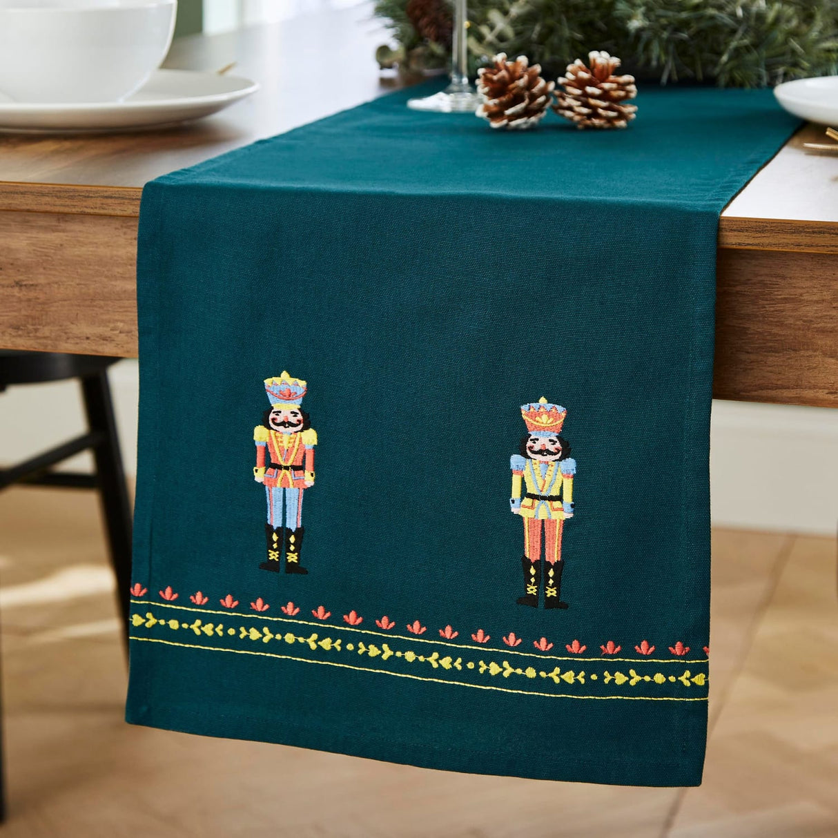 Catherine Lansfield Christmas Nutcracker Duvet Cover Set - Nutcracker Runner