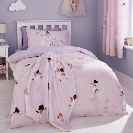 Catherine Lansfield Dancing Fairies Duvet Cover Set