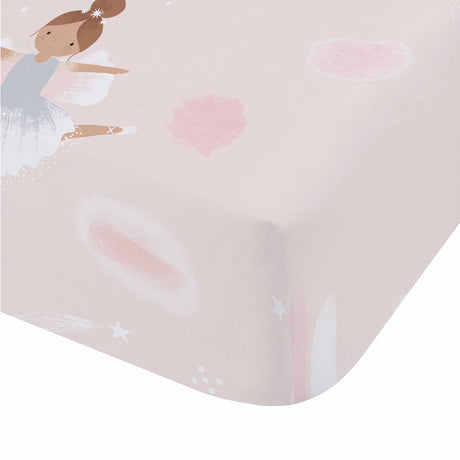 Catherine Lansfield Dancing Fairies 25cm Deep Fitted Sheet - Dancing Fairies Fitted Sheet