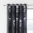 Catherine Lansfield Skulls Kids Eyelet Curtains Polycotton