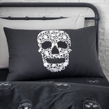 Catherine Lansfield Skulls Duvet Cover Set - Skulls Duvet Set
