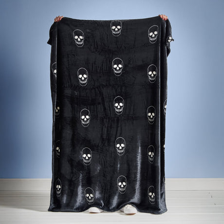 Catherine Lansfield Skulls Throw - Skulls Throw