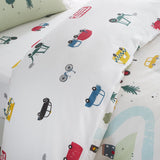 Catherine Lansfield Skulls Duvet Cover Set - Transport Duvet Set