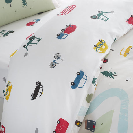 Catherine Lansfield Skulls Duvet Cover Set - Transport Duvet Set