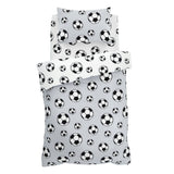 Catherine Lansfield Football Fleece Duvet Cover Set - Football Fleece Duvet Set