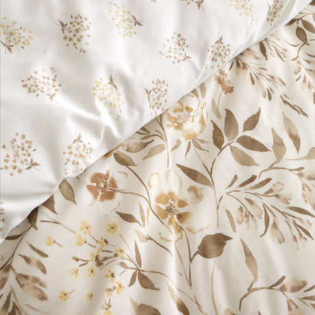 Catherine Lansfield Isadora Floral Duvet Cover Set - Isadora Floral Natural Duvet Set