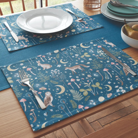 Enchanted Twilight Animals Kitchen Textiles Collection by Catherine Lansfield