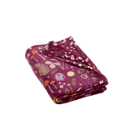 Enchanted Twilight Animals Throw 130cm x 170cm by Catherine Lansfield