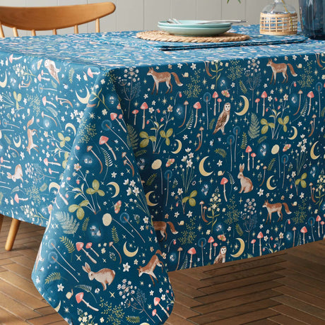 Catherine Lansfield Enchanted Twilight Animals Tablecloth - Enchanted Twilight Animals Table Cloth