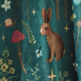 Catherine Lansfield Enchanted Twilight Animals Fleece Throw – Forest Green – 130cm x 170cm - Enchanted Twilight Forest Green