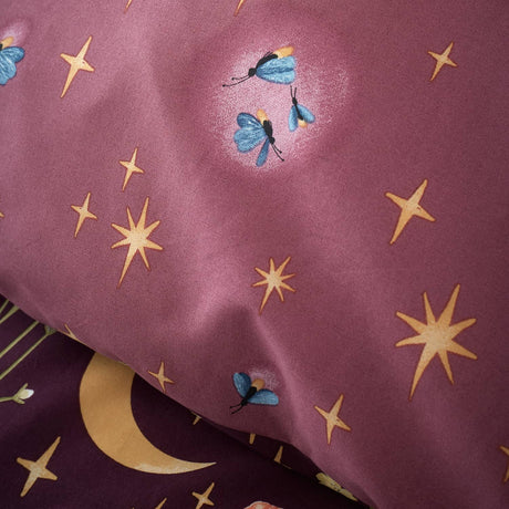 Catherine Lansfield Enchanted Twilight Animals Duvet Cover Set - Enchanted Twilight Plum Duvet Set