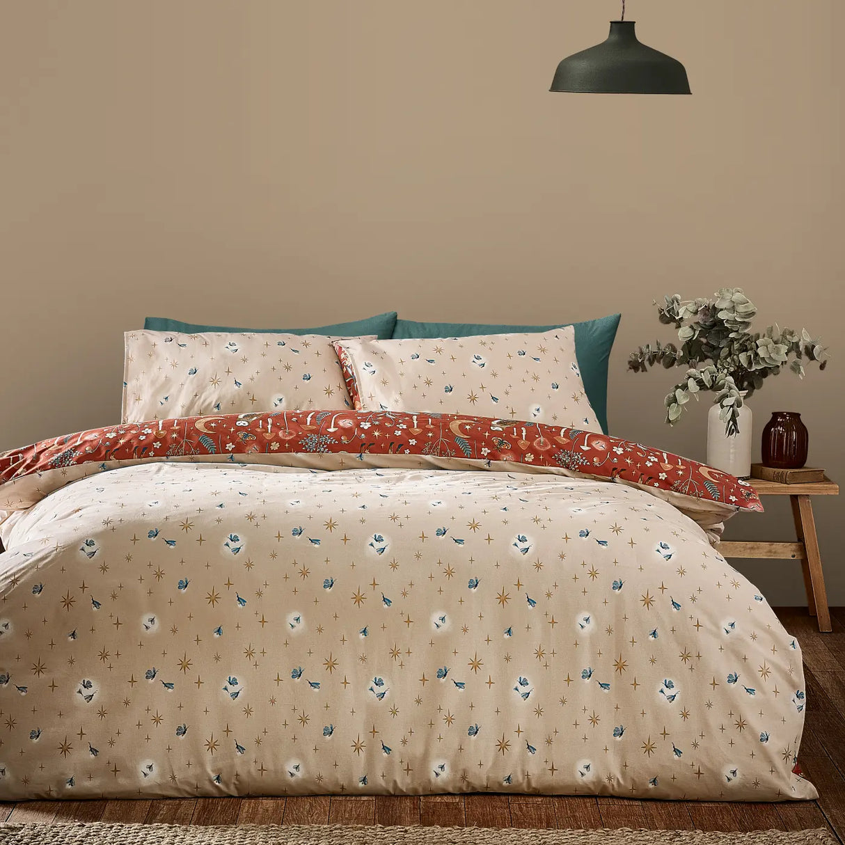 Catherine Lansfield Enchanted Twilight Animals Reversible Duvet Cover Set - Lilac image 10