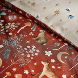 Catherine Lansfield Enchanted Twilight Animals Reversible Duvet Cover Set - Burnt Orange image 8