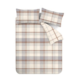 Catherine Lansfield Brushed Check Brushed Cotton Flannelette Duvet Cover Set - Brushed Check Duvet Set