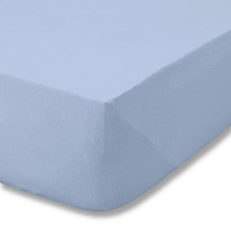 Catherine Lansfield Brushed Cotton Flannelette Fitted Sheet 32cm Deep - Blue image 3