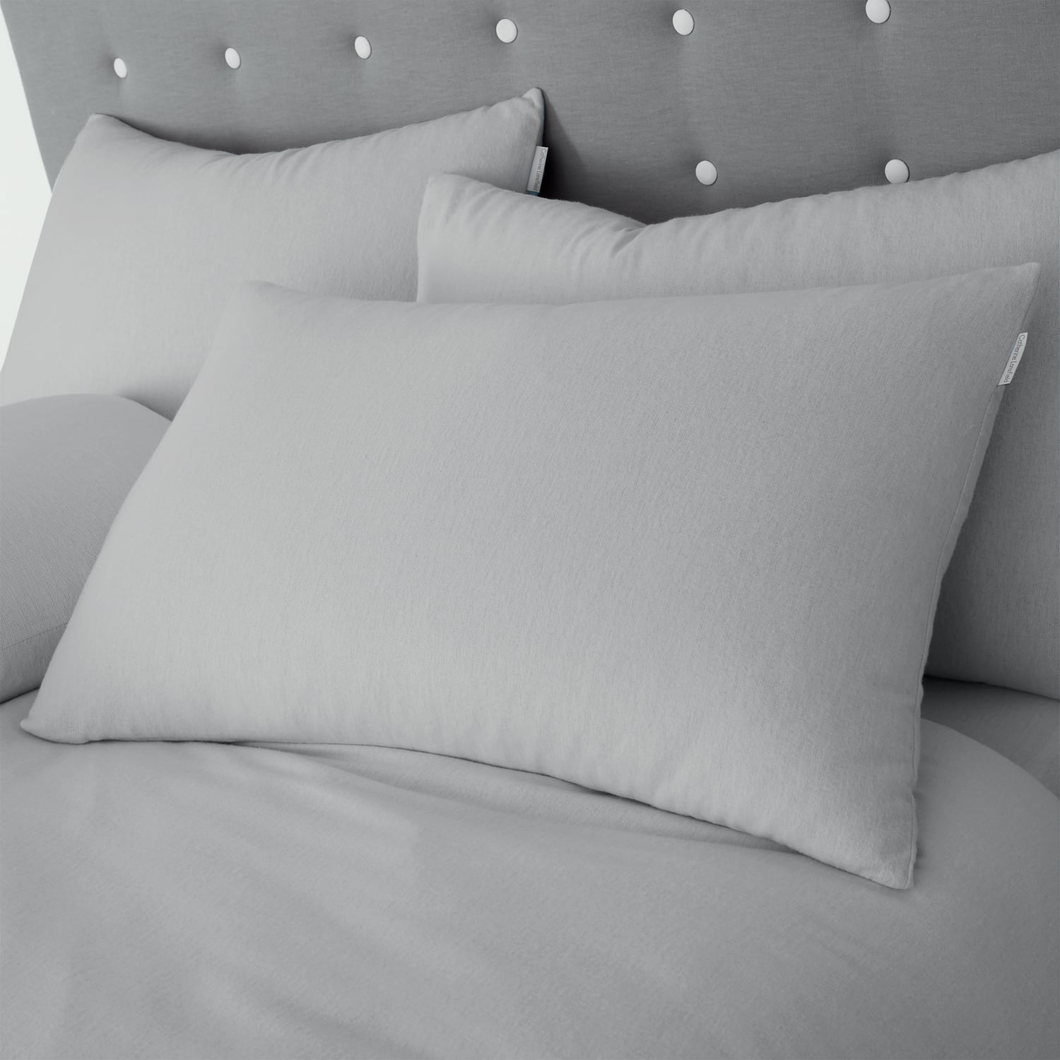 Catherine Lansfield Brushed Cotton Duvet Cover Set - Brushed Cotton Grey Duvet Set