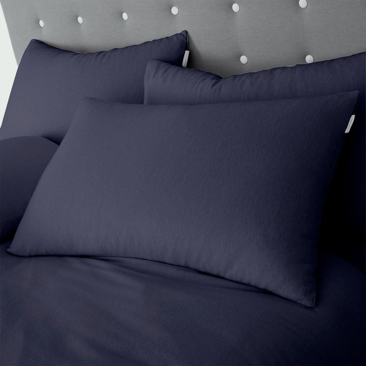 Catherine Lansfield Brushed Cotton Duvet Cover Set - Brushed Cotton Navy Duvet Set