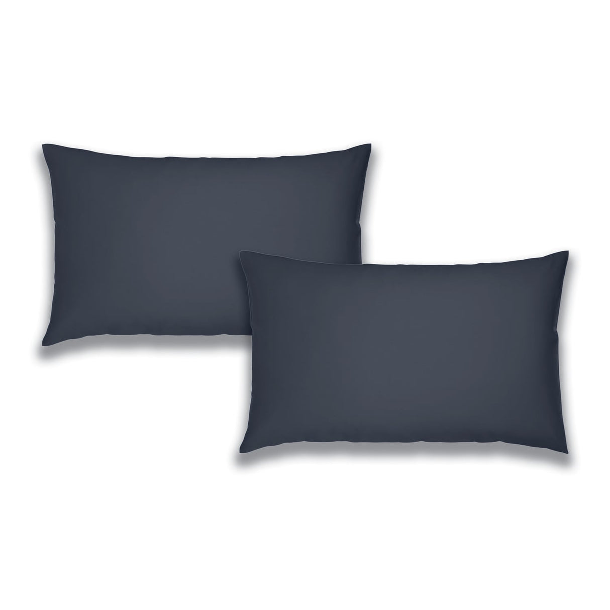 Catherine Lansfield Brushed Cotton Pillowcases - Brushed Cotton Navy Pillowcase Pair