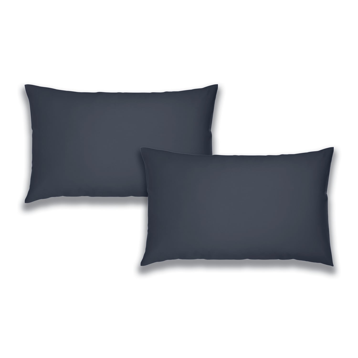 Catherine Lansfield Brushed Cotton Pillowcases - Brushed Cotton Navy Pillowcase Pair