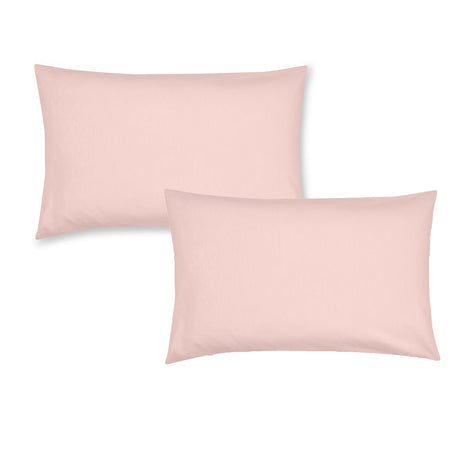 Catherine Lansfield Brushed Cotton Pillowcases - Brushed Cotton Pink Pillowcase Pair