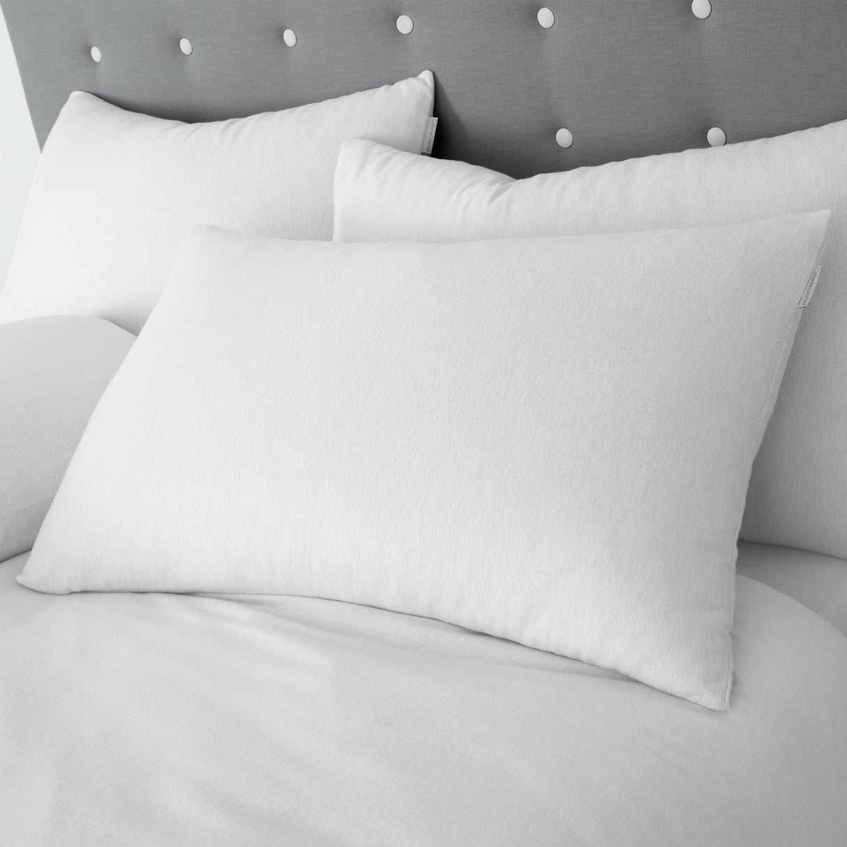 Catherine Lansfield Brushed Cotton Duvet Cover Set - Brushed Cotton White Duvet Set