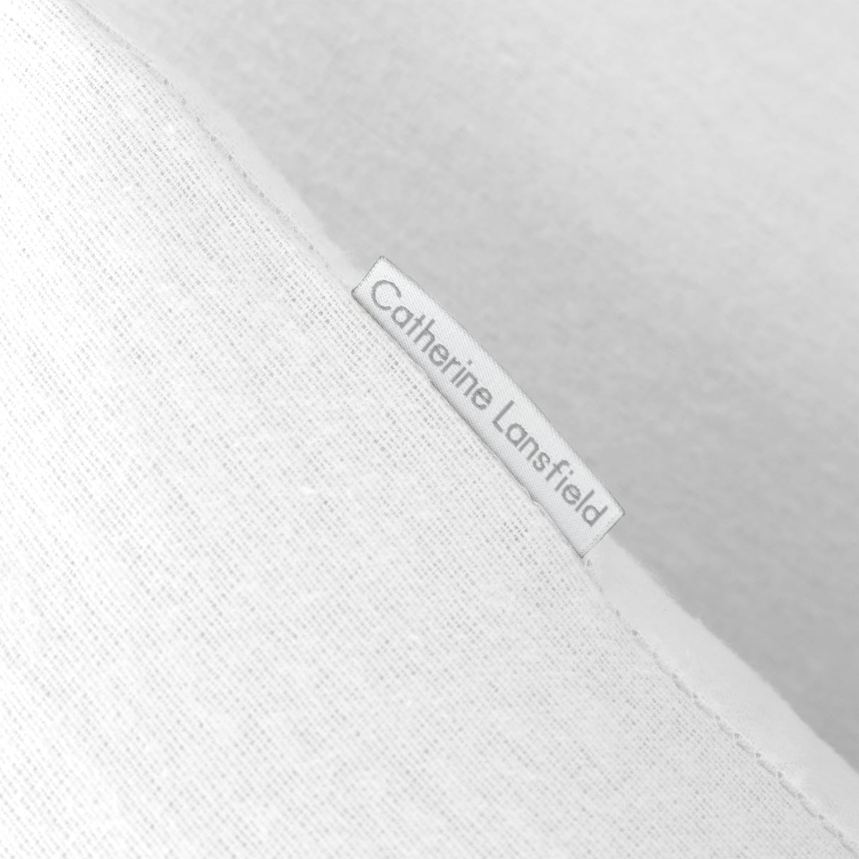 Catherine Lansfield Brushed Cotton Duvet Cover Set - Brushed Cotton White Duvet Set