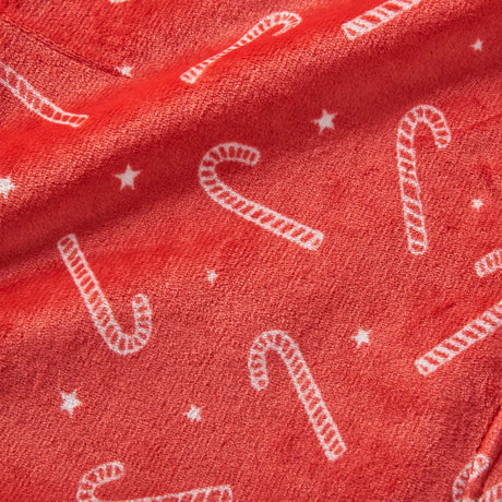 Catherine Lansfield Christmas Candy Cane Throw - Christmas Candy Cane Throw