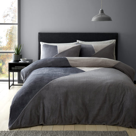 Catherine Lansfield Larsson Geo Cosy Collection Duvet Cover Set - Cosy Larsson Geo Duvet Set