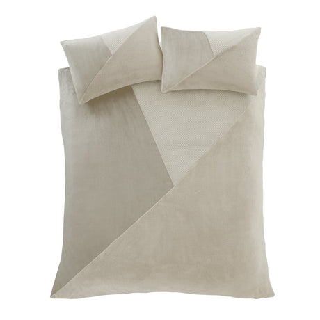 Catherine Lansfield Larsson Geo Cosy Collection Duvet Cover Set - Cosy Larsson Geo Fleece Duvet Set