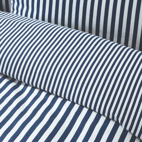 Catherine Lansfield Brushed Stripe Brushed Cotton Flannelette Duvet Cover - Silver Grey image 3