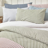 Catherine Lansfield Brushed Stripe Brushed Cotton Flannelette Duvet Cover - Navy Blue image 10