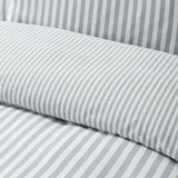 Catherine Lansfield Brushed Stripe Brushed Cotton Flannelette Duvet Cover - Navy Blue image 7